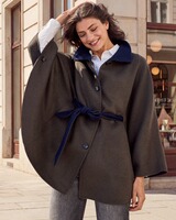 Cape mit Gürtel, CREATION BAUER
