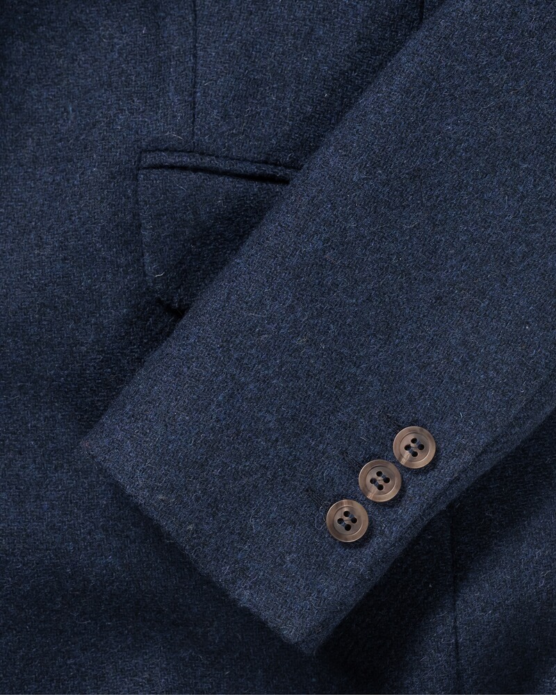 Tweedblazer mit Lodenkontrast, HIGHMOOR