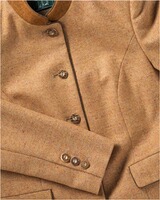 Stehkragenjacke im Fischgratmuster, Luis Steindl