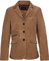 Blazer aus Veloursleder, HIGHMOOR