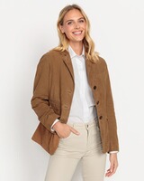 Blazer aus Veloursleder, HIGHMOOR