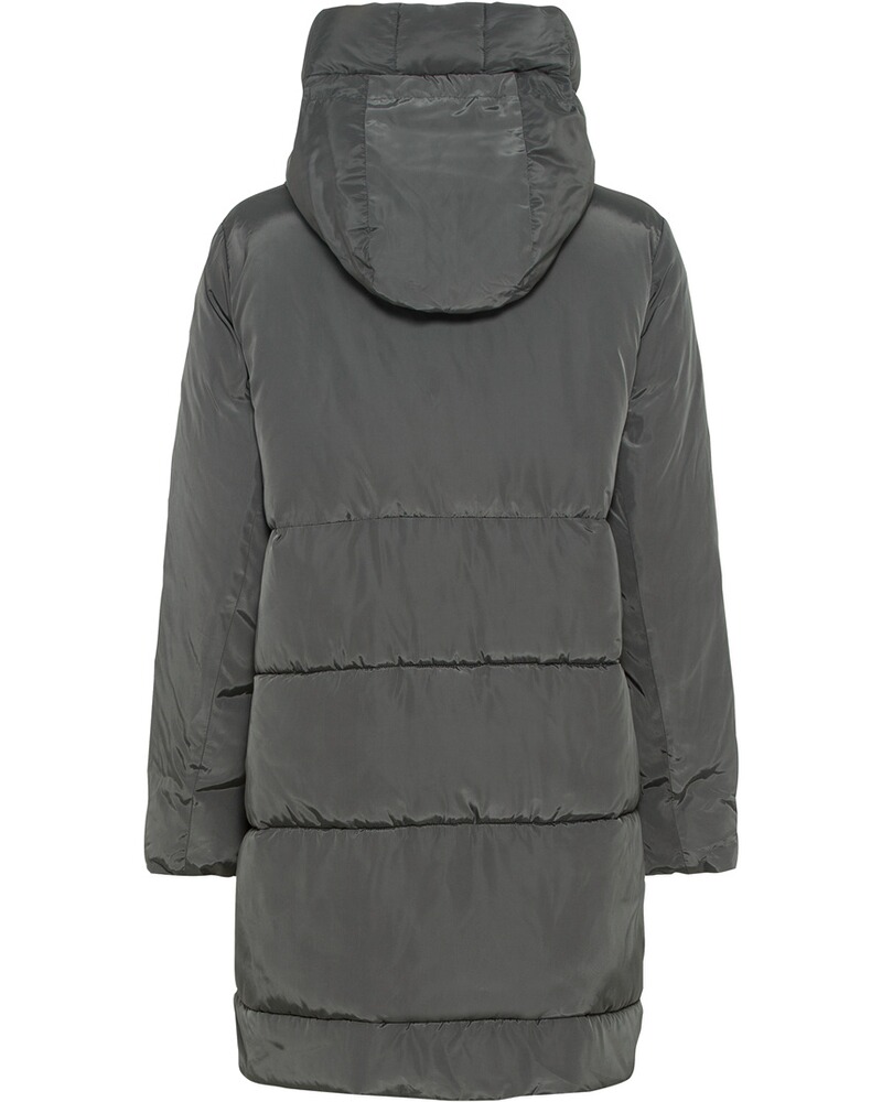 Kapuzen-Steppjacke, White Label