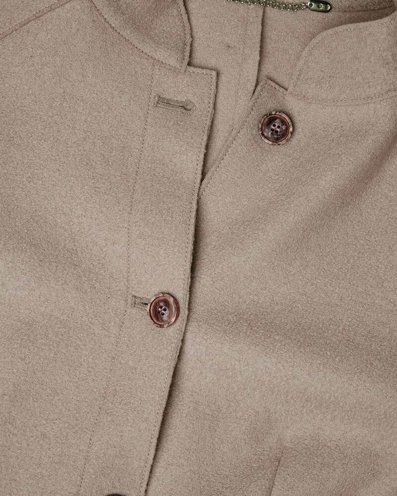 Stehkragenjacke, White Label