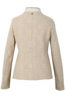 Stehkragen-Karoblazer, White Label