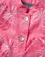 Leinen-Gehrock mit Stickereien, White Label