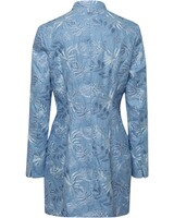 Leinen-Gehrock mit Stickereien, White Label