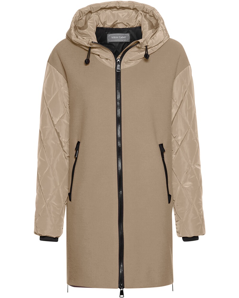 Materialmix-Winterjacke