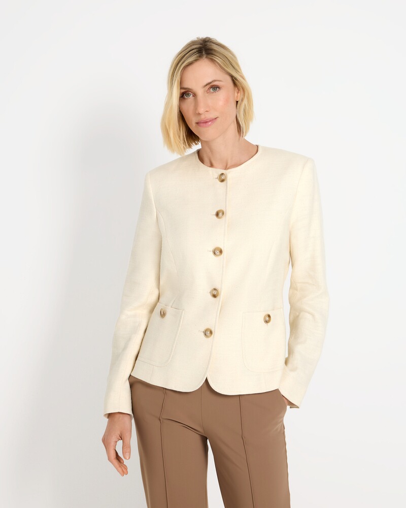 Kurze Rundhals-Jacke, HIGHMOOR