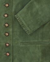 Lederjacke mit Rüschen, REITMAYER