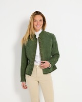 Lederjacke mit Rüschen, REITMAYER