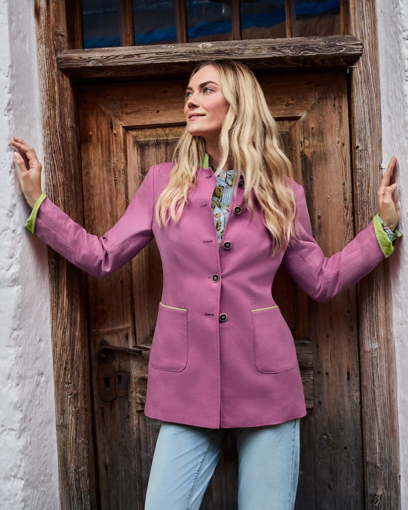 Gehrock mit Stehkragen, White Label