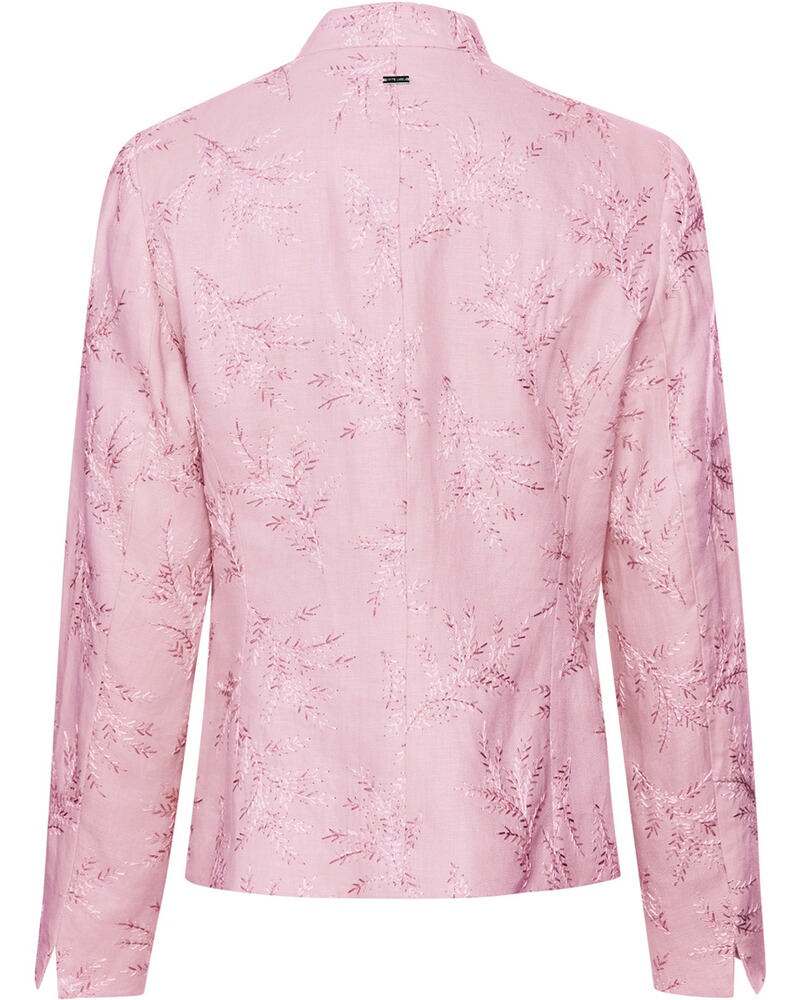 Leinen-Stehkragenjacke, White Label