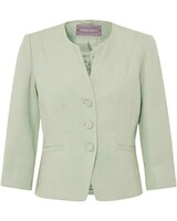 Kurze Leinenjacke, White Label