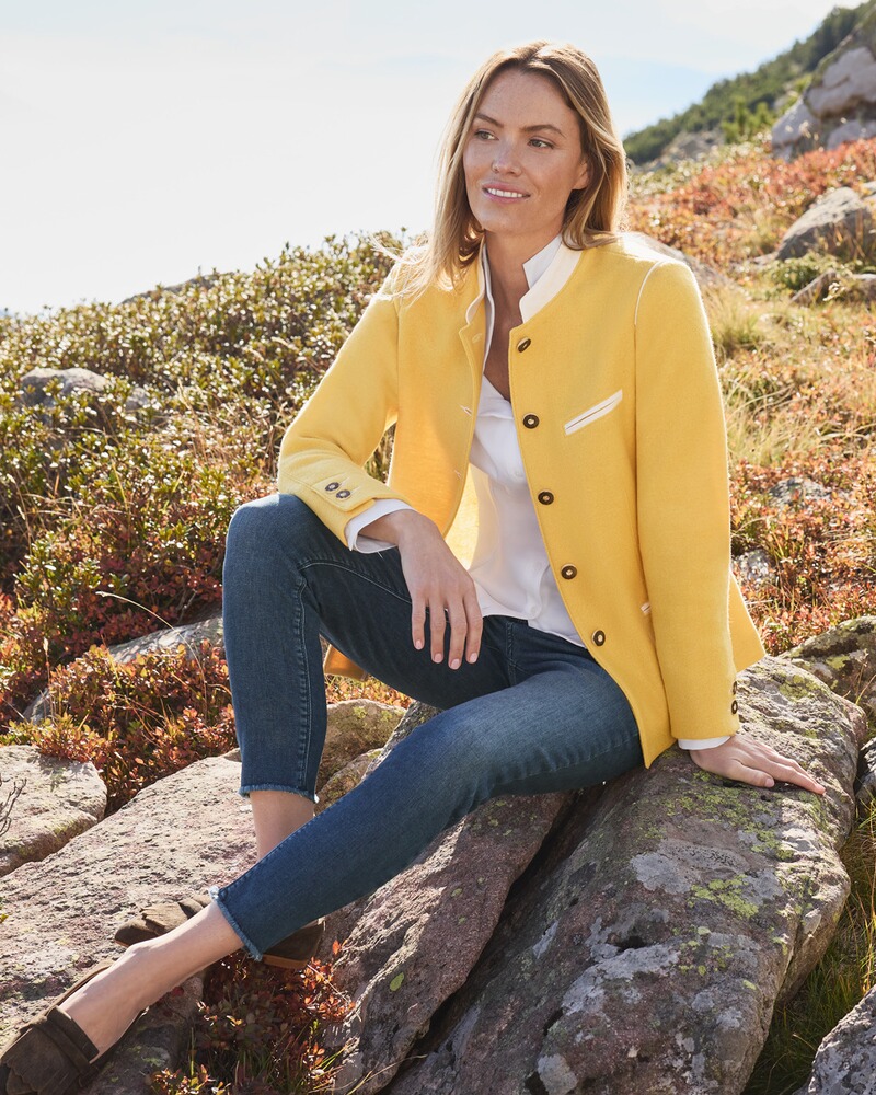 Walk-Stehkragenjacke, Geiger