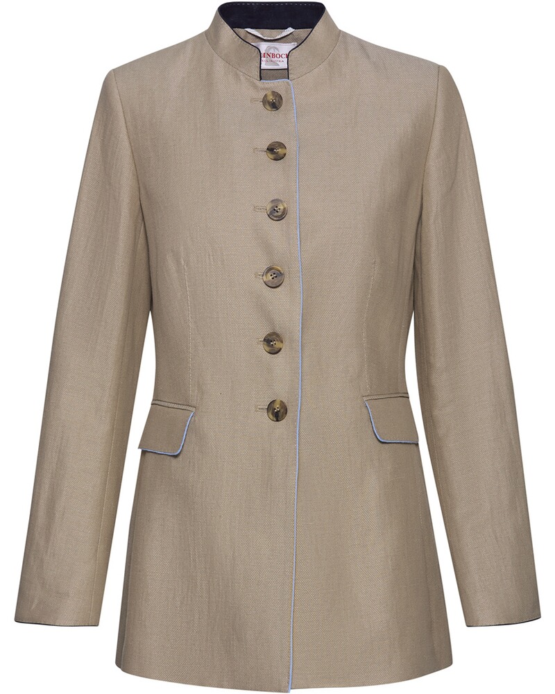 Gehrock mit Kontrastbesatz