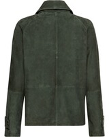 Kurze Velourslederjacke, Brigitte von Schönfels