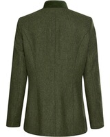 Stehkragenjacke aus Fischgrat-Tweed, Luis Steindl