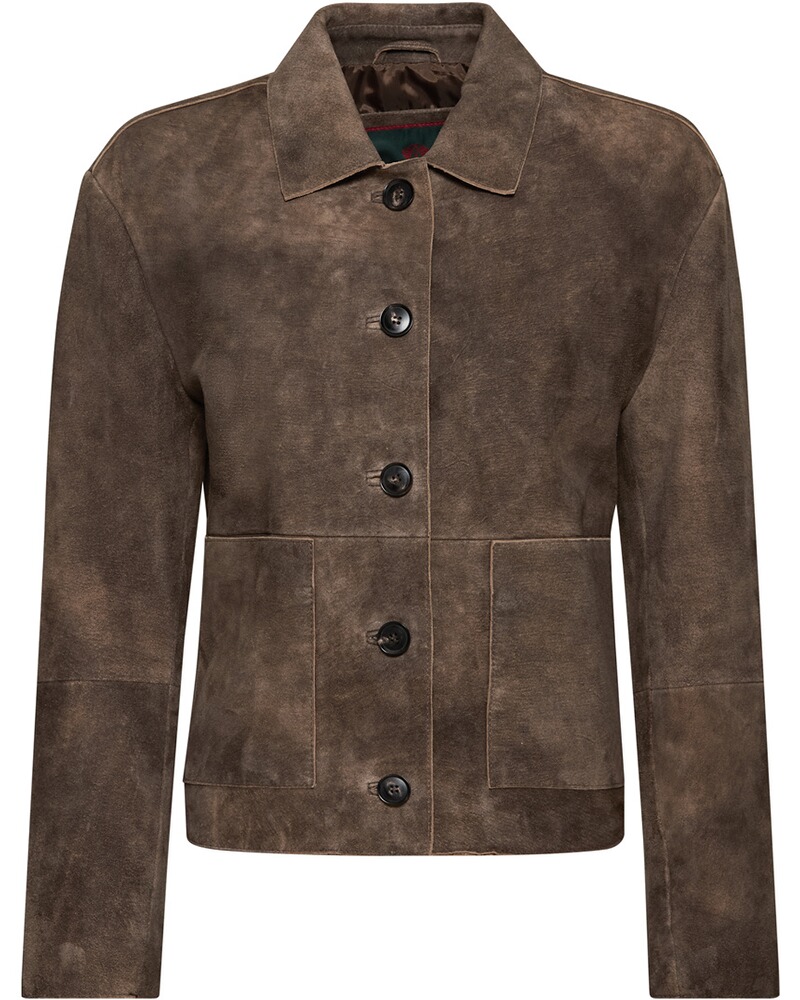 Kurze Lederjacke