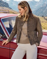 Stehkragenpullover mit Stickerei, REITMAYER