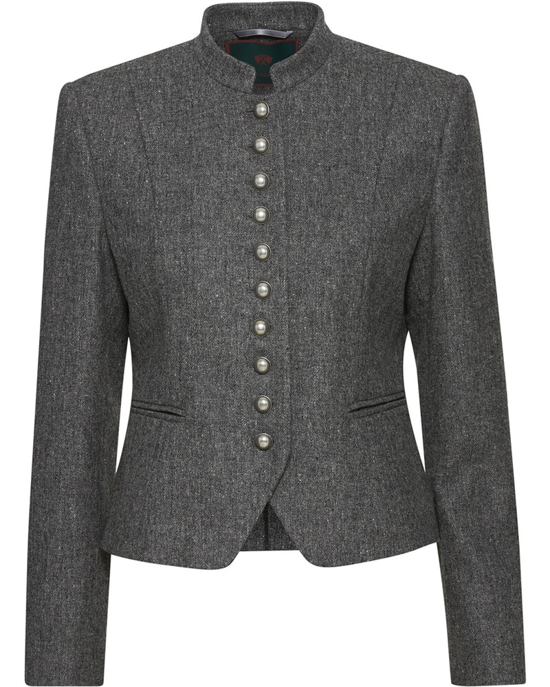 Kurze Stehkragenjacke