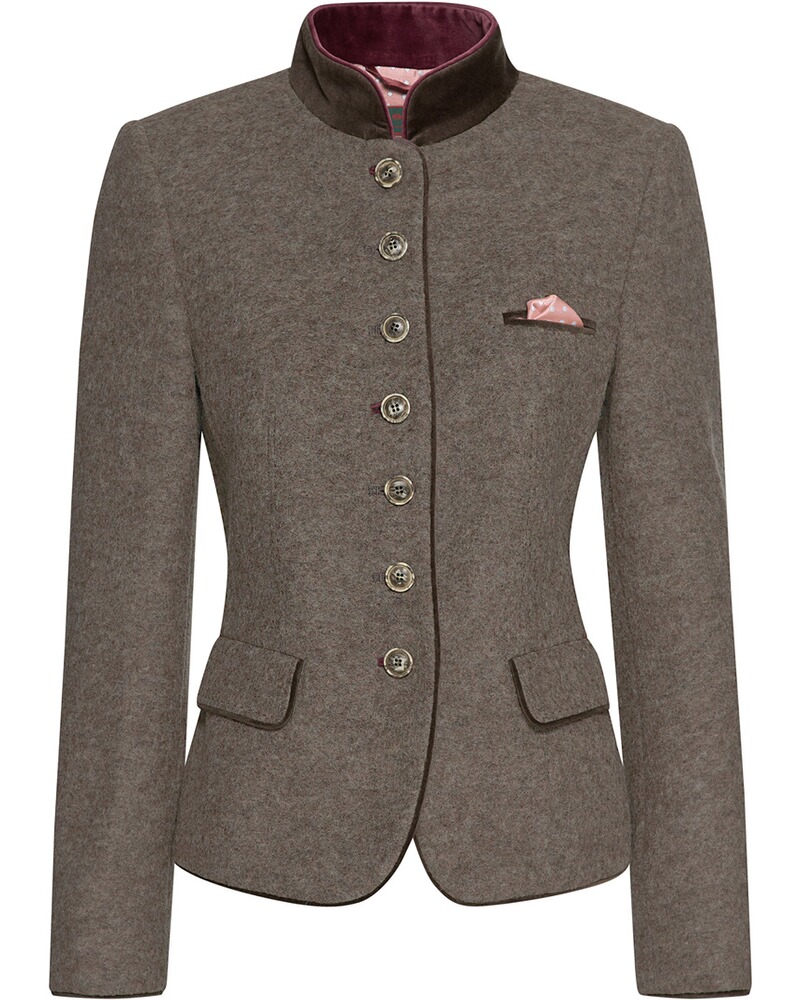 Walk-Stehkragenjacke