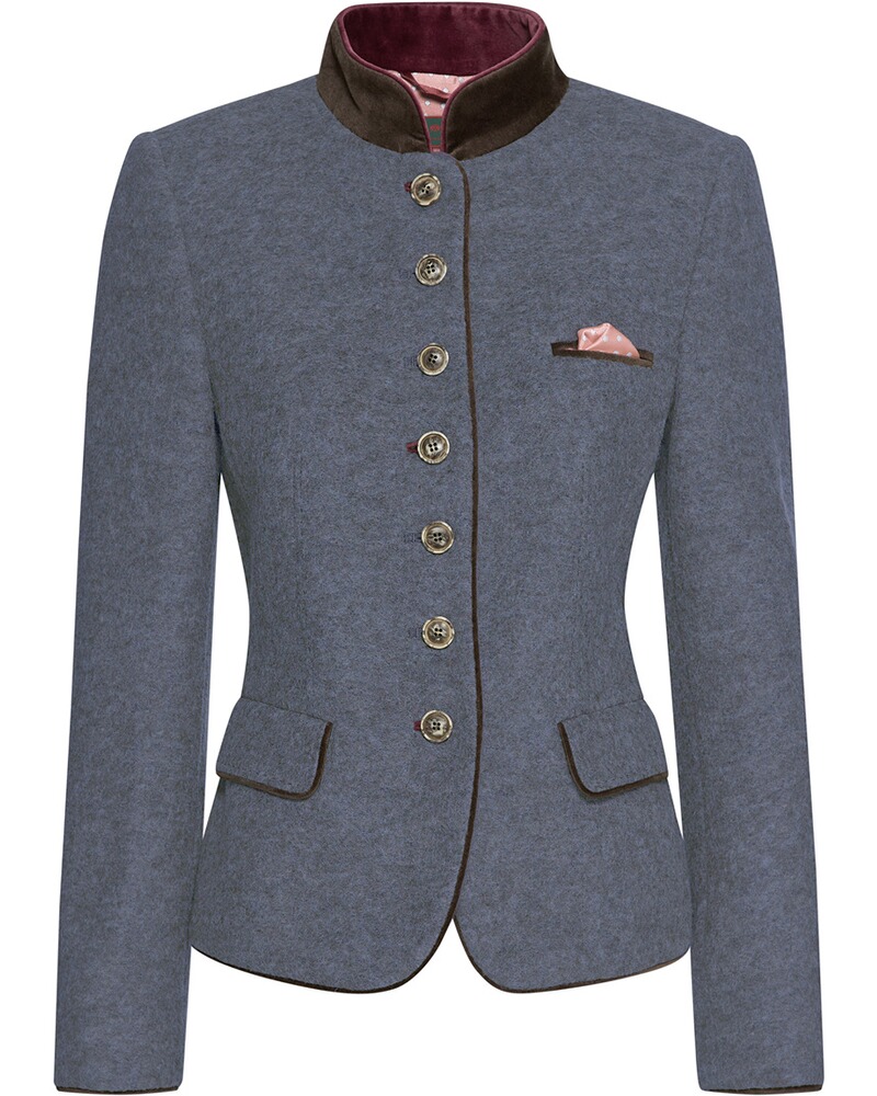 Walk-Stehkragenjacke