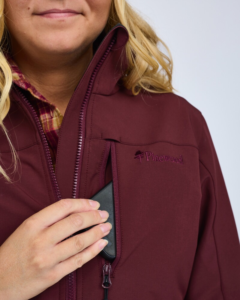 Damen Hundesportjacke Hybrid Stretch, Pinewood