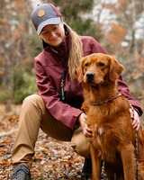 Damen Hundesportjacke Hybrid Stretch, Pinewood