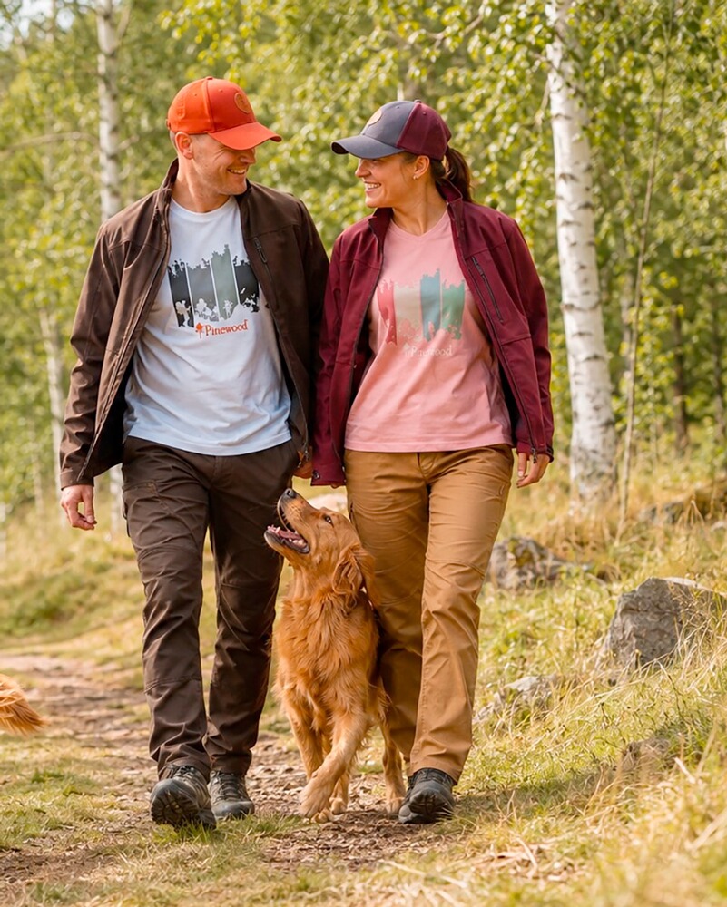 Damen Hundesportjacke Hybrid Stretch, Pinewood