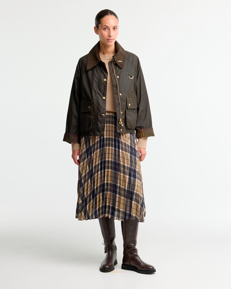 Wachsjacke Reimagined Icons Tartan Spey, Barbour
