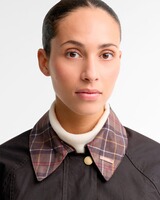 Wachsjacke Icons Tartan Collar Modern Beadnell, Barbour