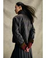 Gesteppte Wachsjacke Spey Tartan Reimagined, Barbour