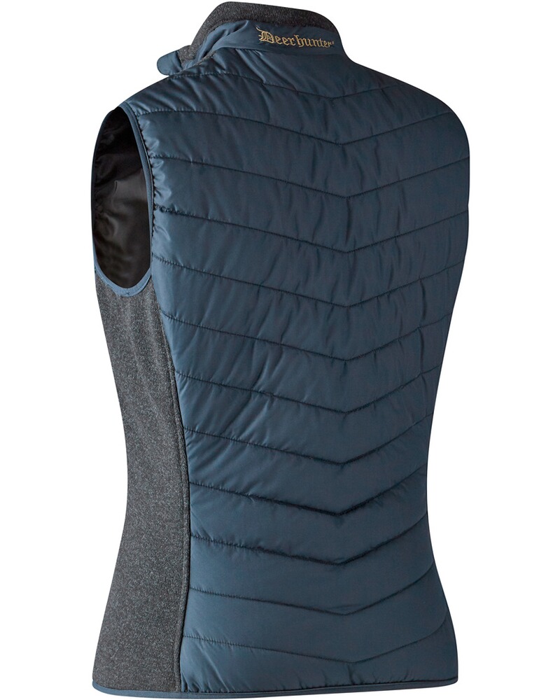 Da.Weste Caroline wattiert marine,Gr.46