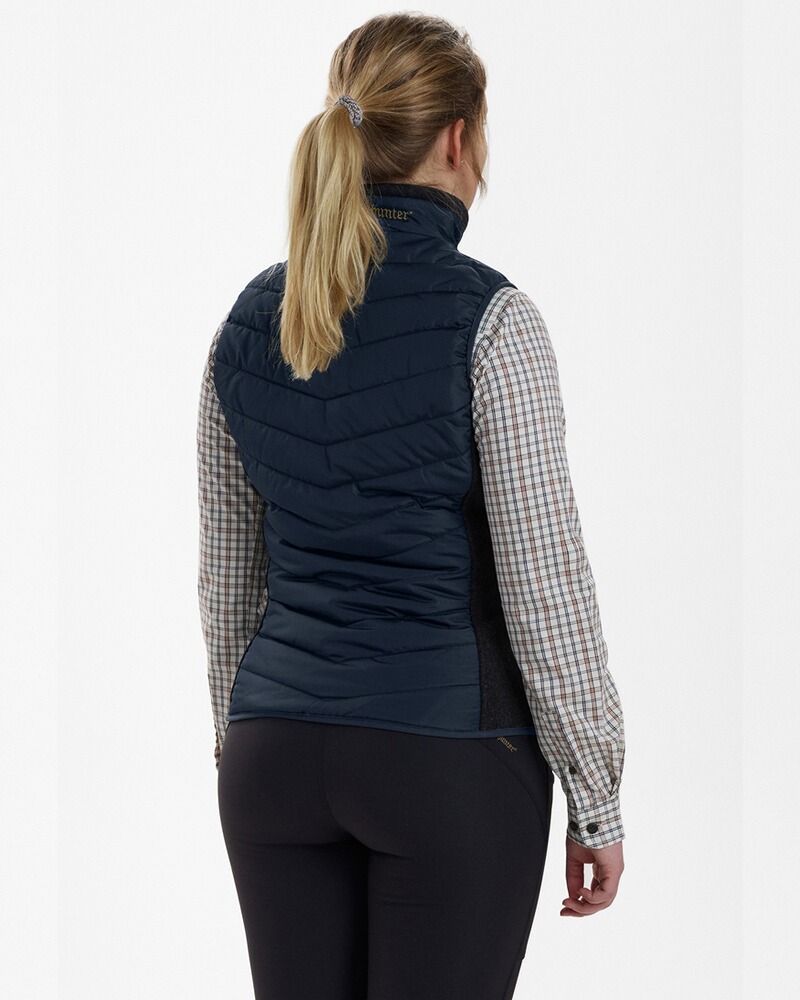 Da.Weste Caroline wattiert marine,Gr.46