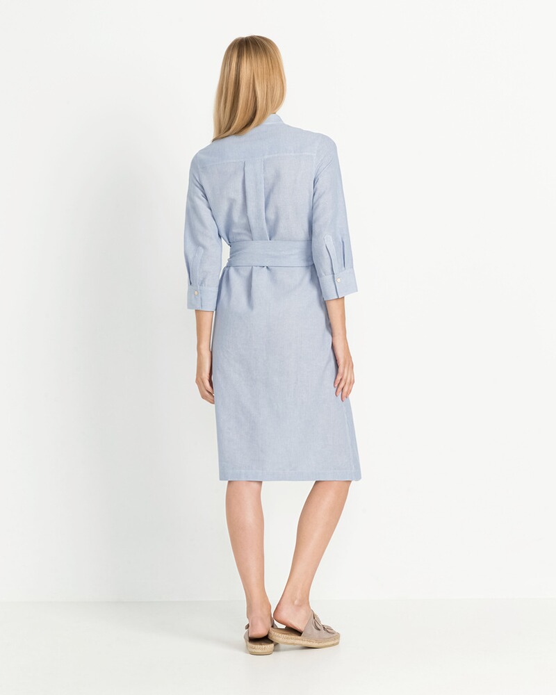 Kleid mit Streifen, Brigitte von Schönfels