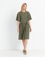 Kleid mit Lochmuster, Seidensticker