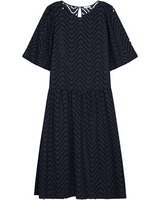 Kleid mit Lochmuster, Seidensticker