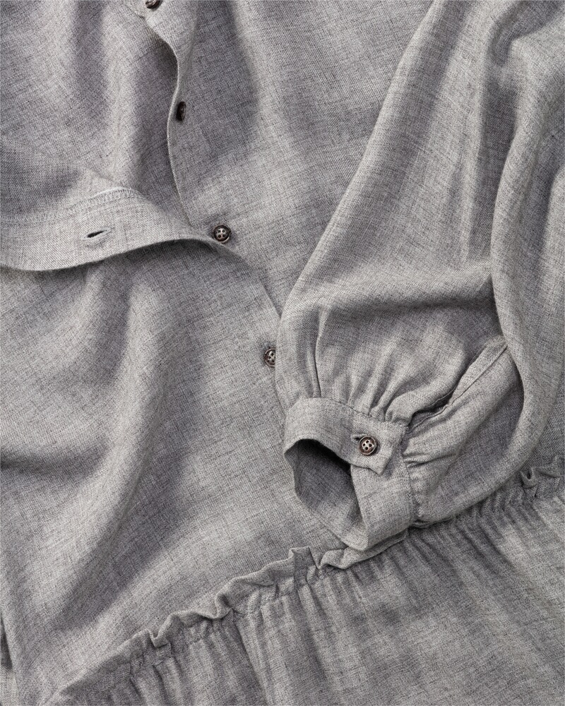 Flanell-Stufenkleid, White Label