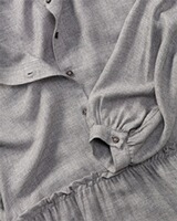 Flanell-Stufenkleid, White Label