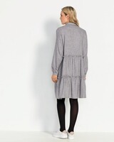 Flanell-Stufenkleid, White Label