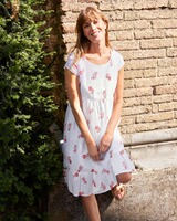 Leinen-Kleid mit Blumenmuster, REITMAYER