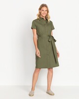 Hemdblusenkleid mit Gürtel, Brigitte von Schönfels