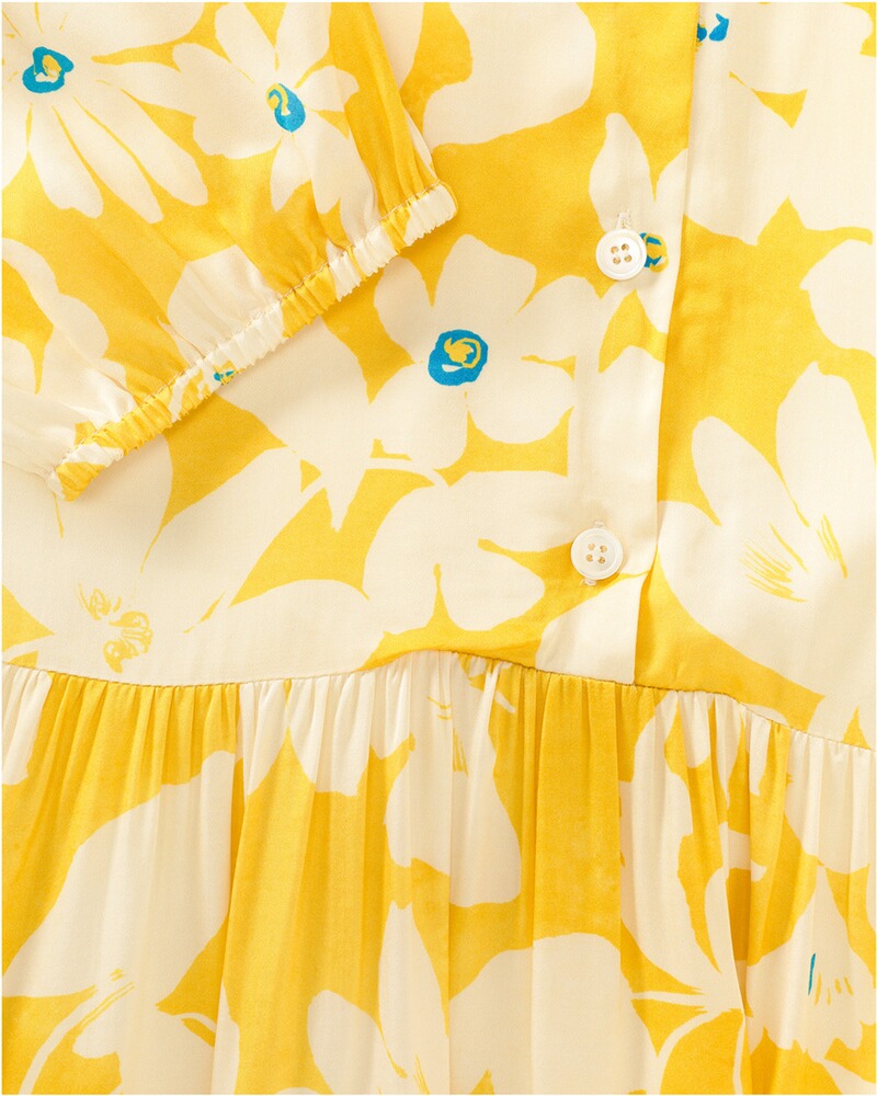 Blumen-Kleid mit Stehkragen, REITMAYER