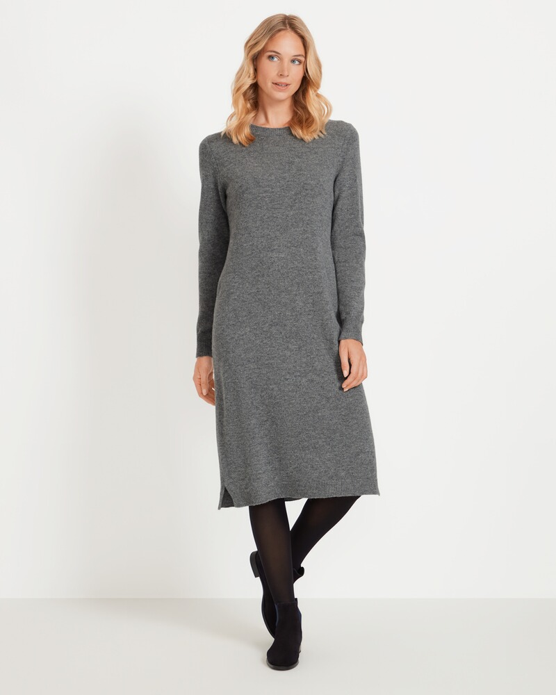Strickkleid mit Rundhals, HIGHMOOR
