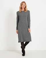 Strickkleid mit Rundhals, HIGHMOOR