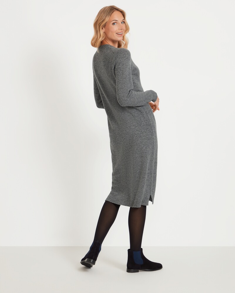 Strickkleid mit Rundhals, HIGHMOOR