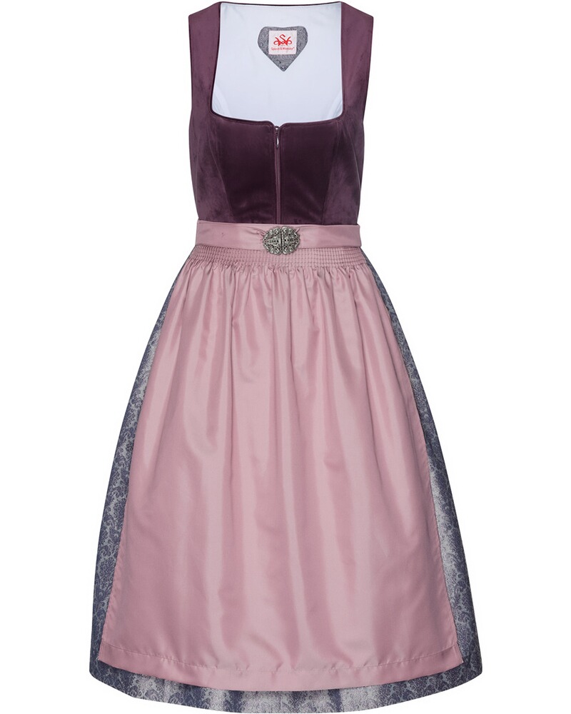 Samt Midi-Dirndl Elli