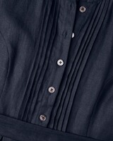 Halbarm-Kleid mit Gürtel, Luis Steindl