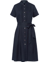 Halbarm-Kleid mit Gürtel, Luis Steindl