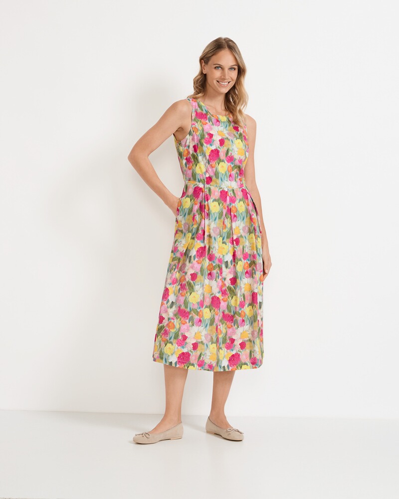 Ärmelloses Kleid mit Blumen, REITMAYER